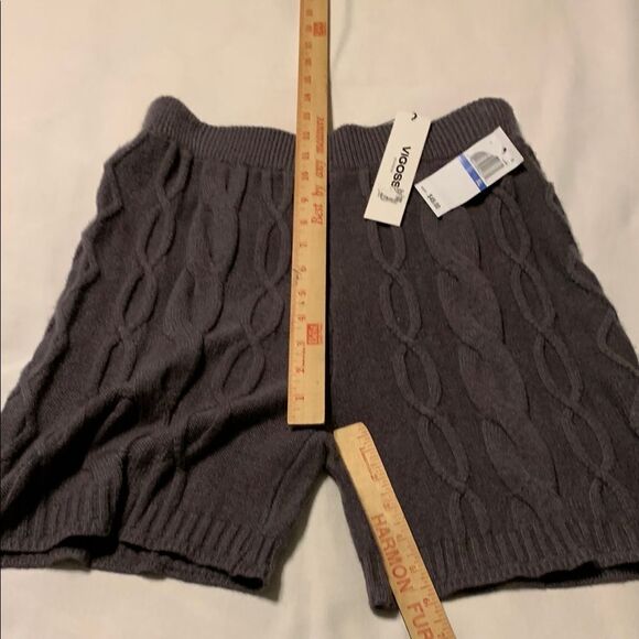 Vigoss Gray Cable Knit Women Shorts - Picture 4 of 8